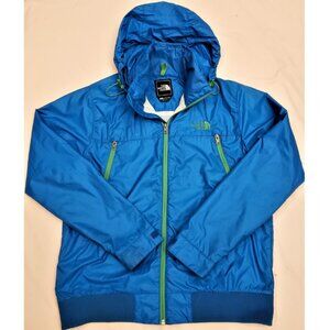 The North Face Men's Hooded Jacket Size-L Blue